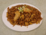 chicken on fried rice