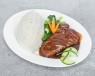 烧鸭盖饭 roast duck on rice