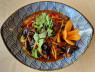 sour spicy aubergine 鱼香茄子 (有肉)